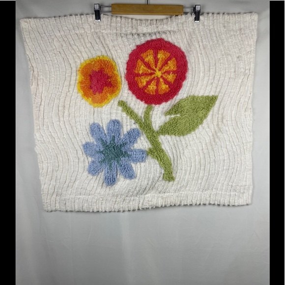 Cotton floral stitched/ embroidered pillow cover 26” x 21” - Picture 1 of 5